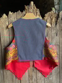 Image 5 of Chaleco FOLIADA VERMELLO. Varia tallas. feto por encarga. 