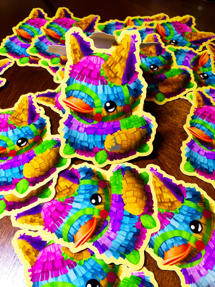 Image of Limited Edition Piñata Ducky Sticker 