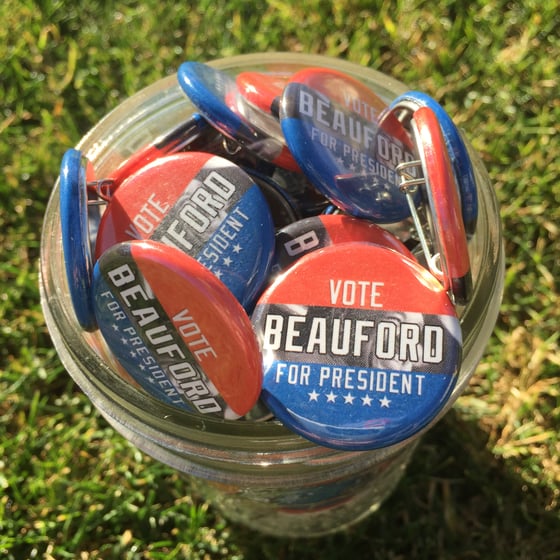 Image of Vote for Beauford button