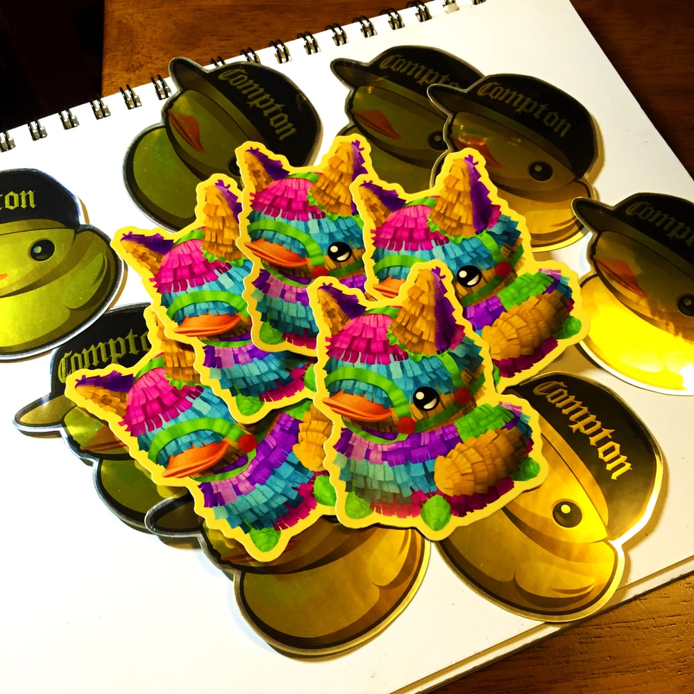 Image of Limited Edition Piñata Ducky Sticker 