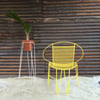 Vintage outdoor chair Yellow