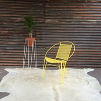 Image 5 of Vintage outdoor chair Yellow