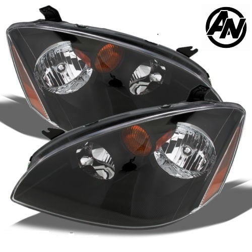 Image of (L31) 02-04 Altima SE-R STYLED BLACK HEADLIGHTS