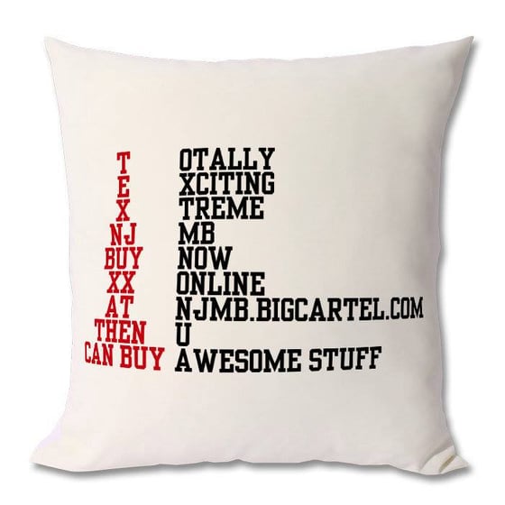 Image of NJMB Promo Pillow