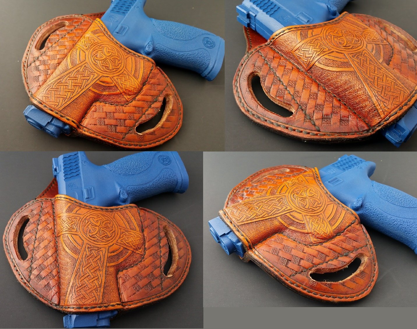 Hand tooled leather holsters best sale