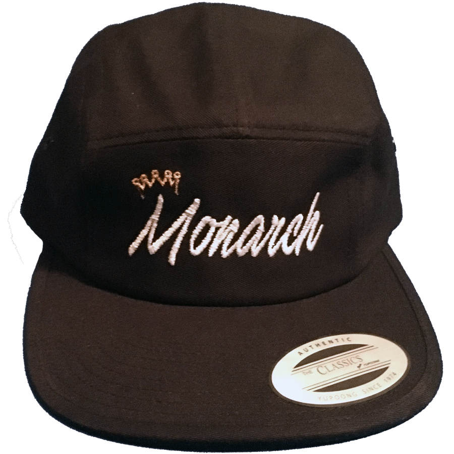Image of Monarch Logo Black 5-Panel Hat