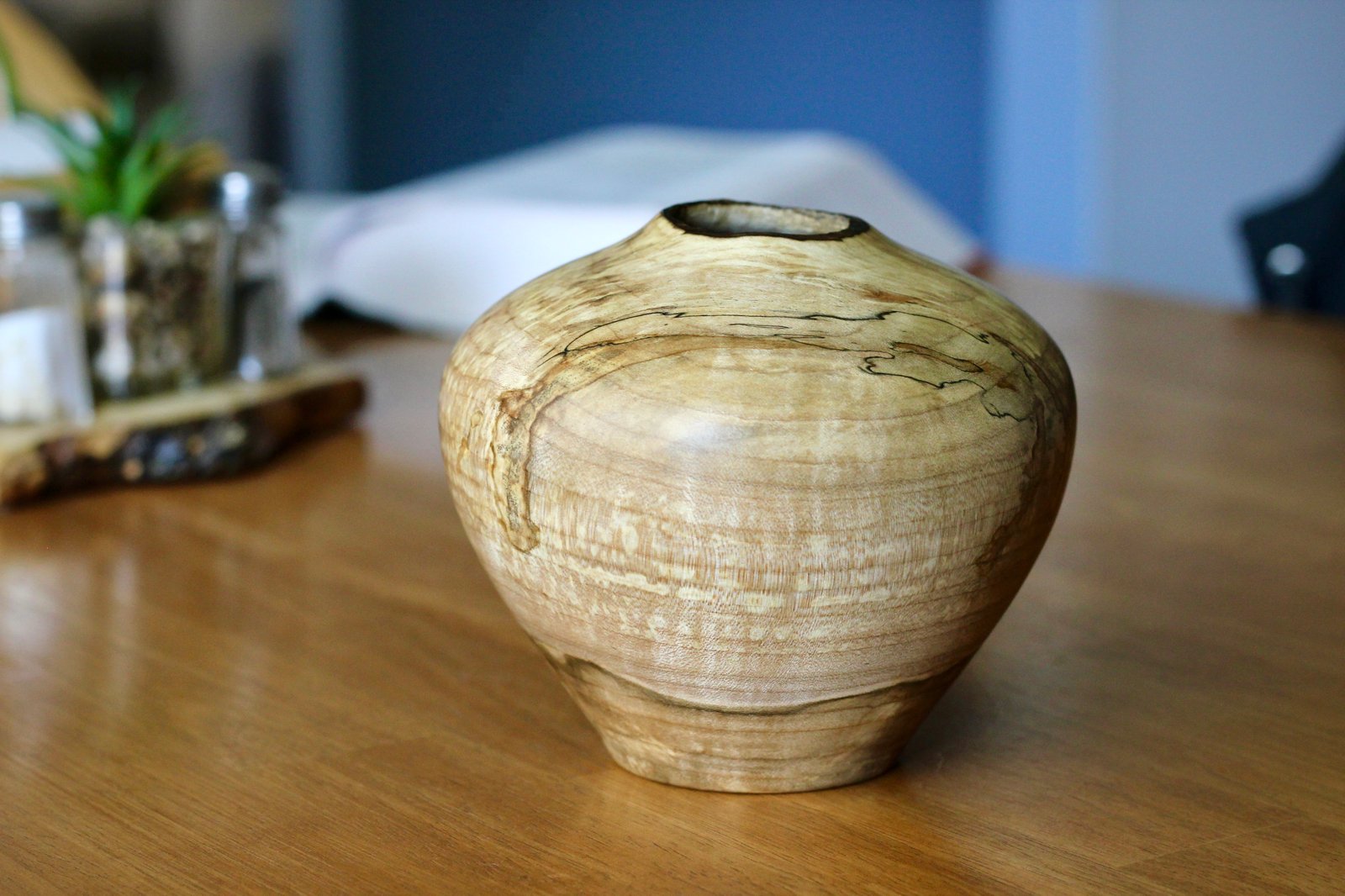 Popular Vase / hollow-form - Ambrosia Maple and Walnut