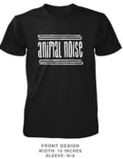 Image of Animal Noise Black T Shirt