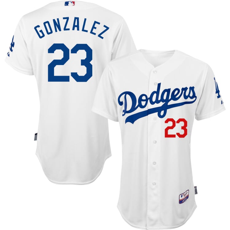 Adrian Gonzalez Autographed Signed Authentic Majestic Jersey La Dodgers PSA  COA