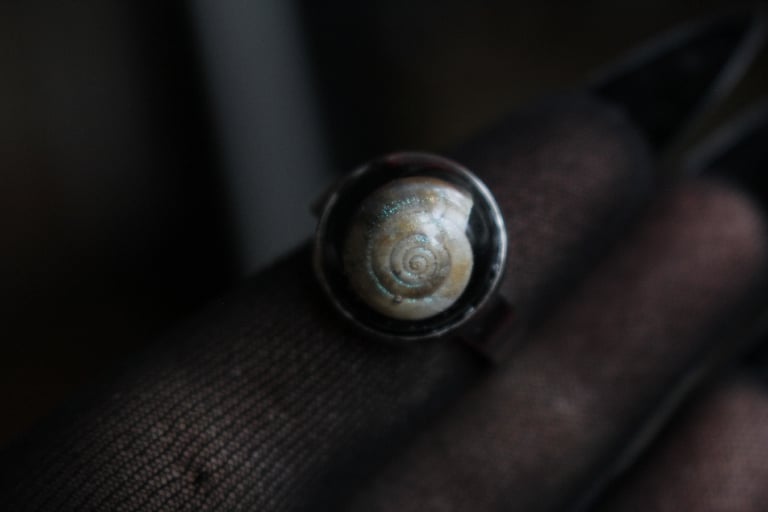 Dead Good snail shell ring 2 Image 3