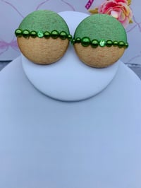 Image 5 of   Button Earrings #2