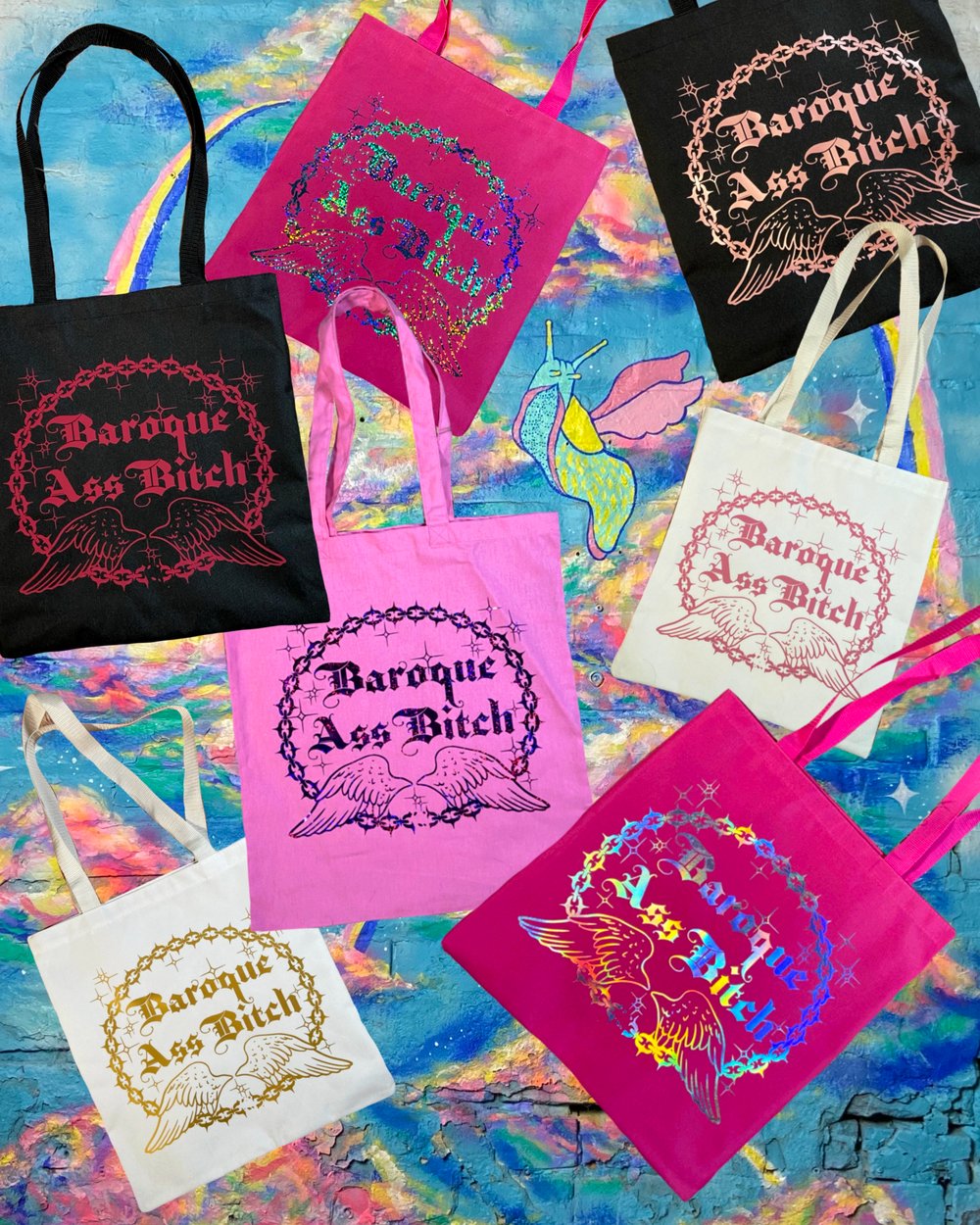 Image of Baroque Ass Bitch - Tote Bags