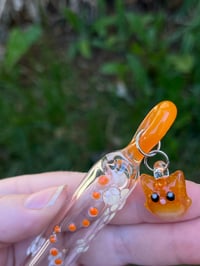 Image 2 of Orange Tabby Whisker Bank! Fancy Hanging style