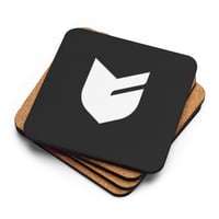 Big Cartel branded Cork-back coaster