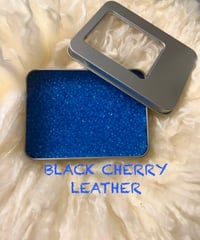 Black cherry leather - under seat car freshie