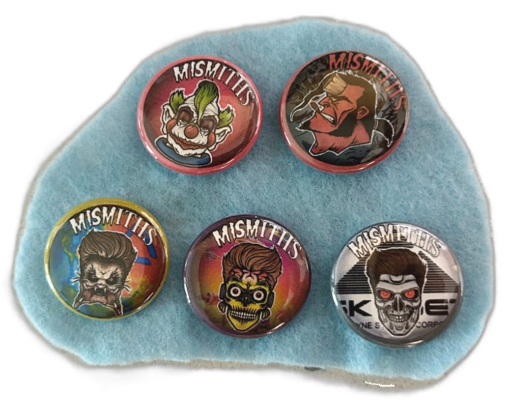 Image of Halloween buttons 3, The Sci-fi capsule 
