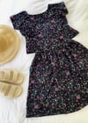 Ready Made Confetti Top/Skirt Set with free postage 
