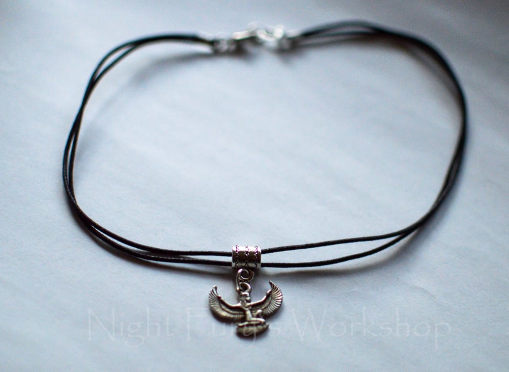 Image of Two Stringed Chokers - Multiple Charms