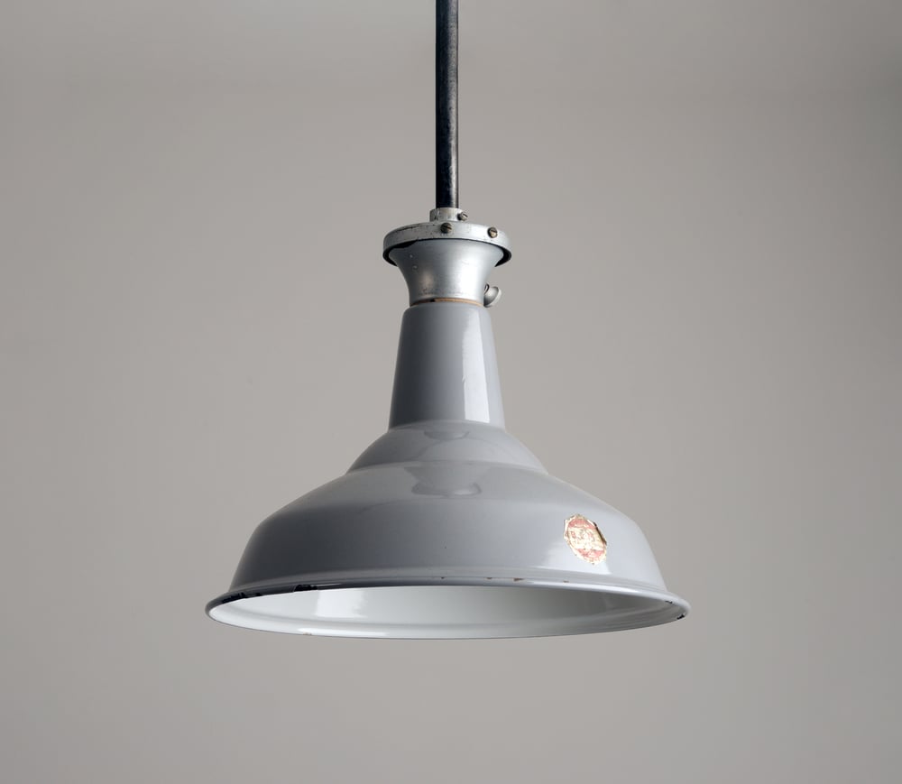 Image of Small Grey Benjamin Factory light