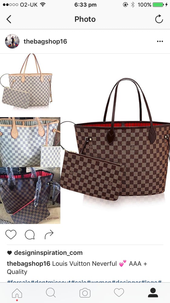 Image of Louis Vuitton Style Neverful Tote 💕