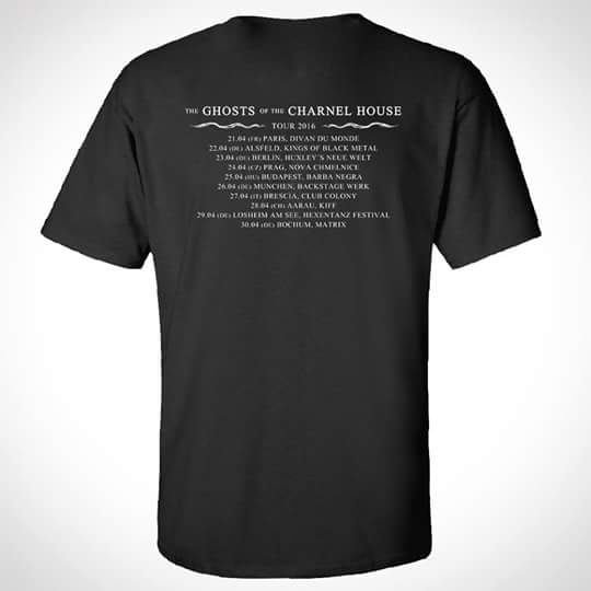 Image of Shirt "Ghosts Of The Charnel House Tour 2016" Black