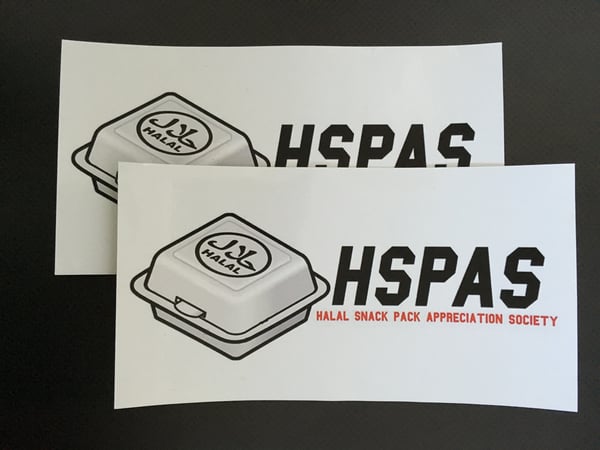 Image of 2x official HSPAS bumper stickers  