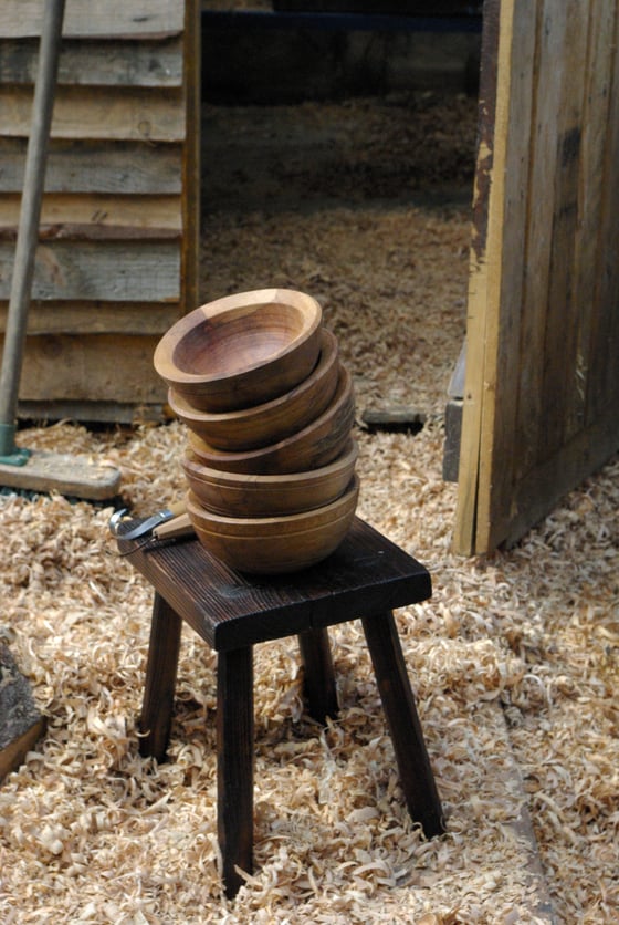 Image of BIRCH CAWL BOWLS (spalted)