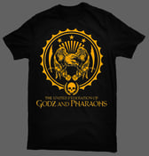 Image of The United Federation of Godz and Pharaohs T-Shirt - Black Tee