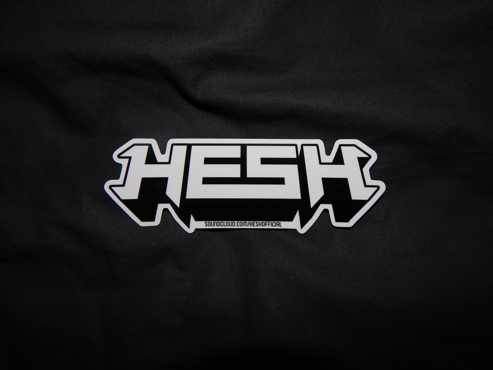 Image of HE$H STICKER (Black & White)