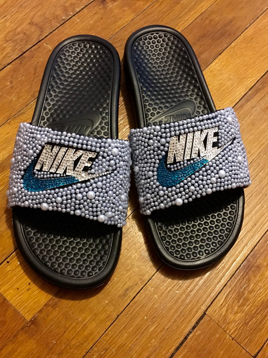 Image of Nike Benassi One Strap Slide Blk/Blk