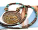 Image of Horse Necklace. Turquoise Power Animal Beaded Necklace