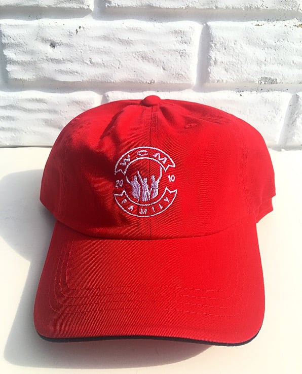 Image of Red WCMFamily Baseball Cap