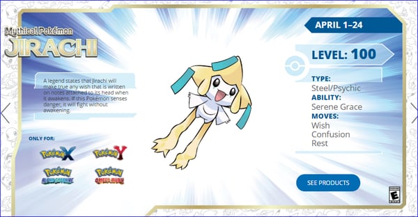 Image of 20th Anniversary Jirachi 