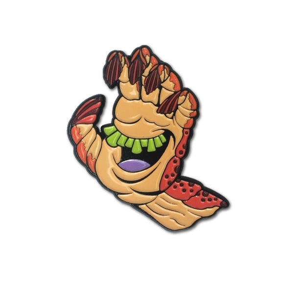Image of Shrimp Hand - Lapel Pin
