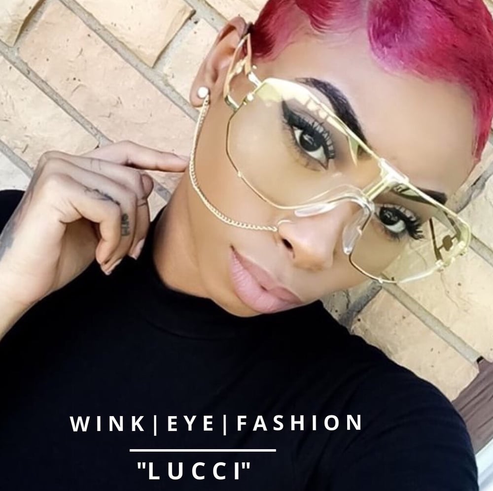 Image of LUCCI VINTAGE CLEAR FRAMES
