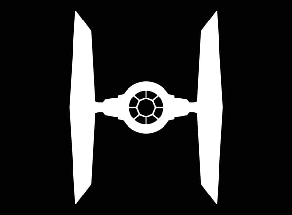 Image of Star Wars TIE Fighter Vinyl Decal