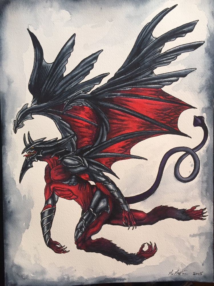 Abyss Walker — Final fantasy VIII's Diablos (print)