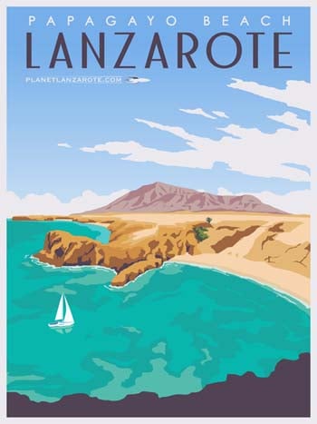 Image of Postcard Ilustration Papagayo