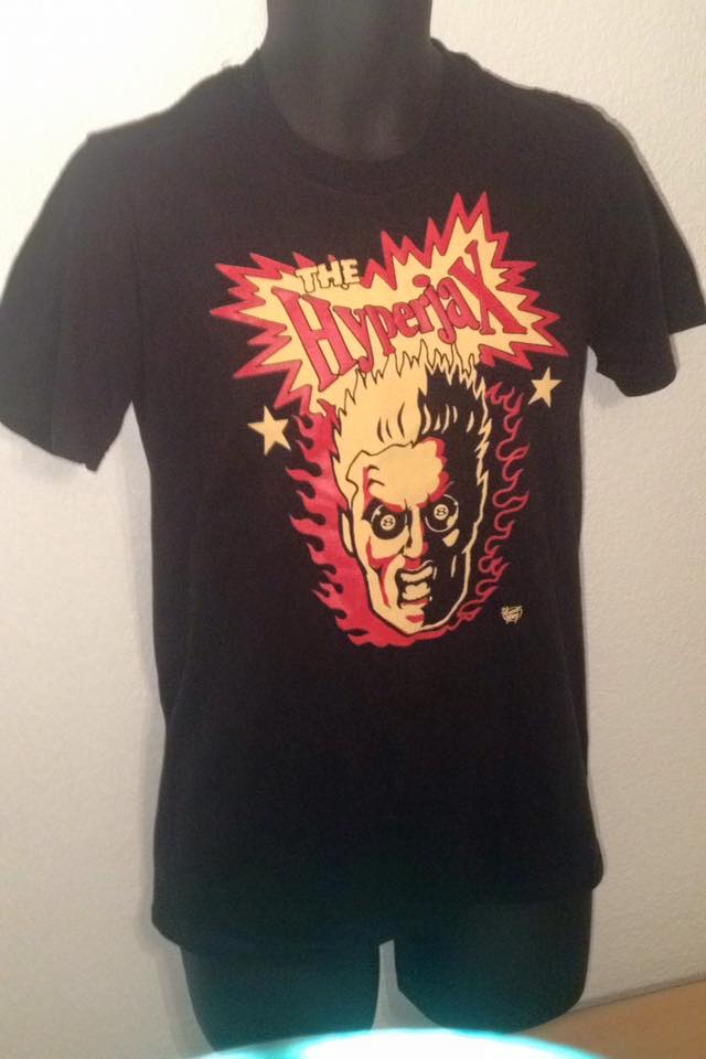 Image of The Hyperjax Screaming Head logo T-Shirt