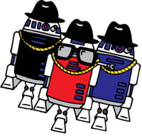 Image 2 of R2-DMC Lapel Pin