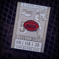 Image of OHIO FOOTBALL lapel pin
