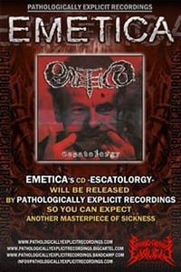 Image of EMETICA-ESCATOLORGY CD  cd