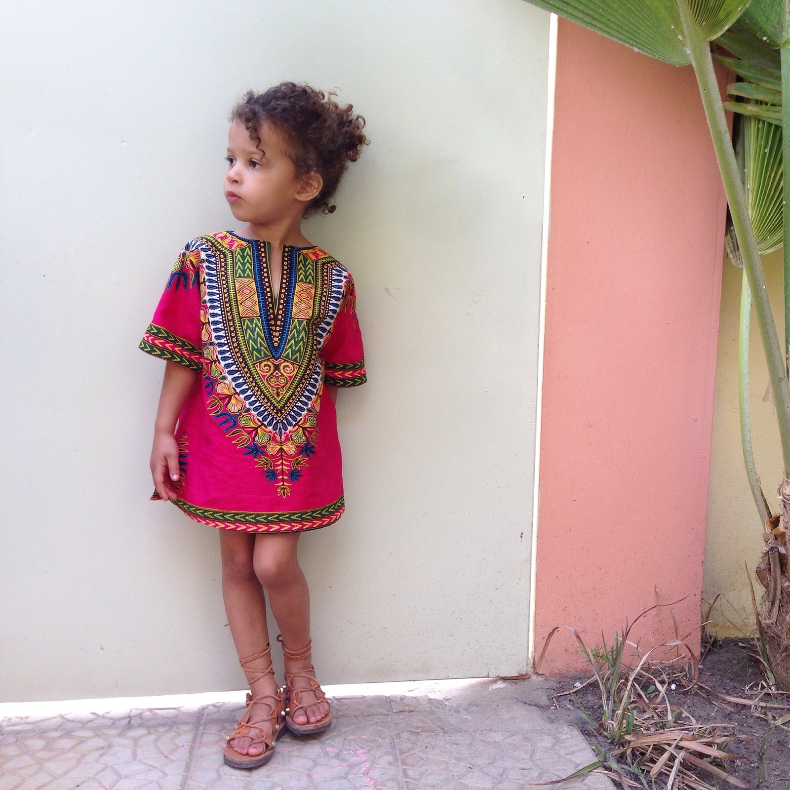 pink dashiki