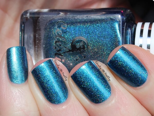 Image of  Celestial Wings of Change - a blue green duochrome holo