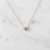 Image 1 of Renee Emerald Necklace