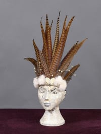 Image 1 of White Winter Headdress