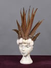 White Winter Headdress