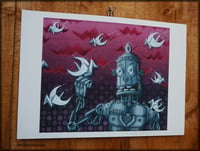 Image 4 of "Be A Robot" A4 Giclee Print