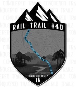 Image of "Rail Trail #40" Trail Badge