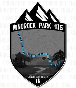 Image of "Windrock Park #15" Trail Badge